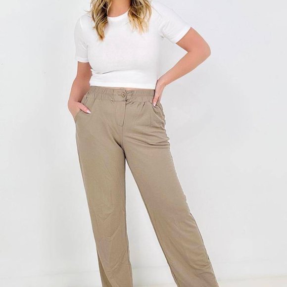 Blumin Apparel Solid Straight Leg Pants - Picture 3 of 7